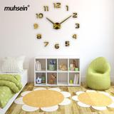 3D DIY Acrylic Mirror Home Decoration Wall Stickers Clock