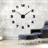 3D DIY Acrylic Mirror Home Decoration Wall Stickers Clock