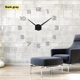 3D DIY Acrylic Mirror Home Decoration Wall Stickers Clock