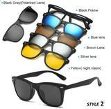 5 IN 1 MAGNETIC LENS SWAPPABLE SUNGLASSES