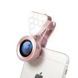 LED Selfie Flash Light Beauty Wide angle Macro Phone Lens